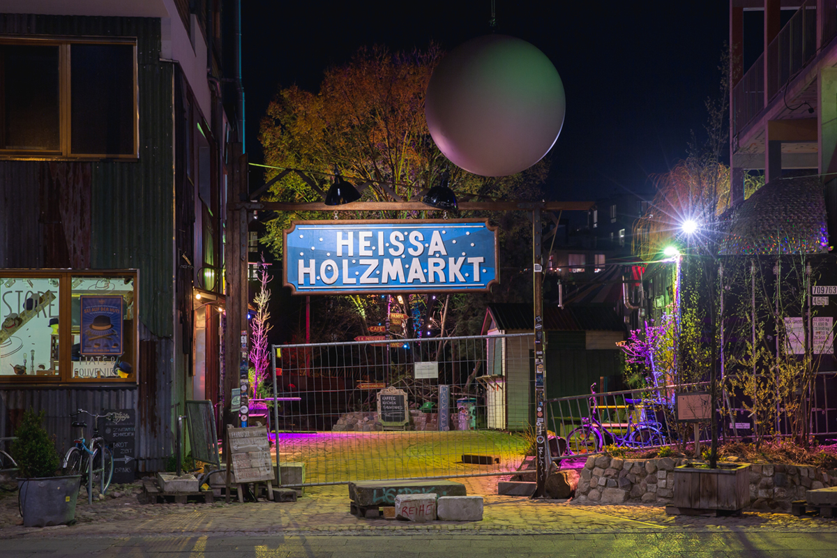 Kulturgelände Holzmarkt © Maarten Delobel