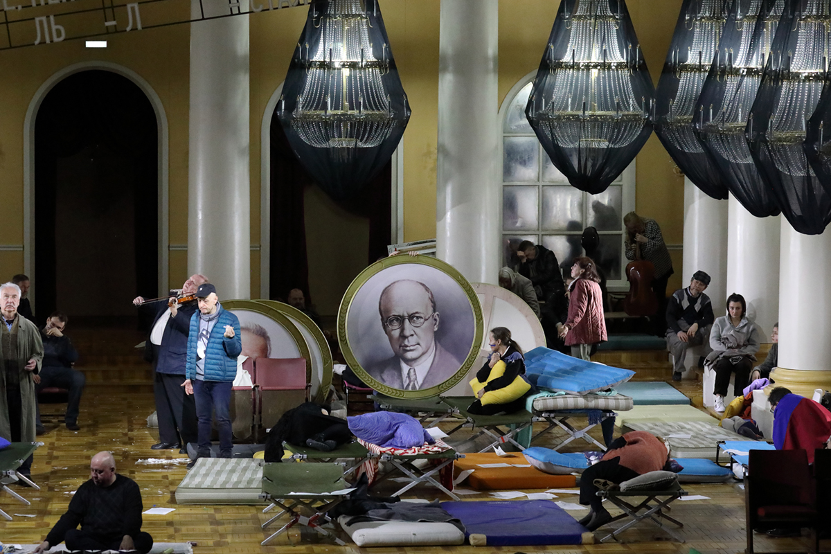 „Was mich an Prokofjew immer genervt hat, hat sich bestätigt – dieser demonstrative, überladene, pathetische Patriotismus“ / Foto © W. Hösl/Bayerische Staatsoper