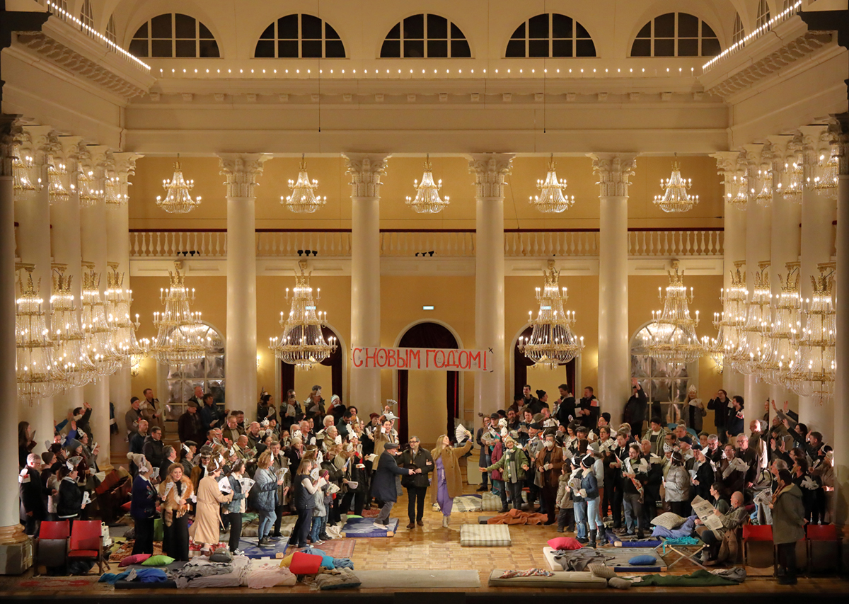 „Wir bringen das gesamte kulturhistorische Gepäck mit auf die Bühne“ / Foto © W. Hösl/Bayerische Staatsoper 