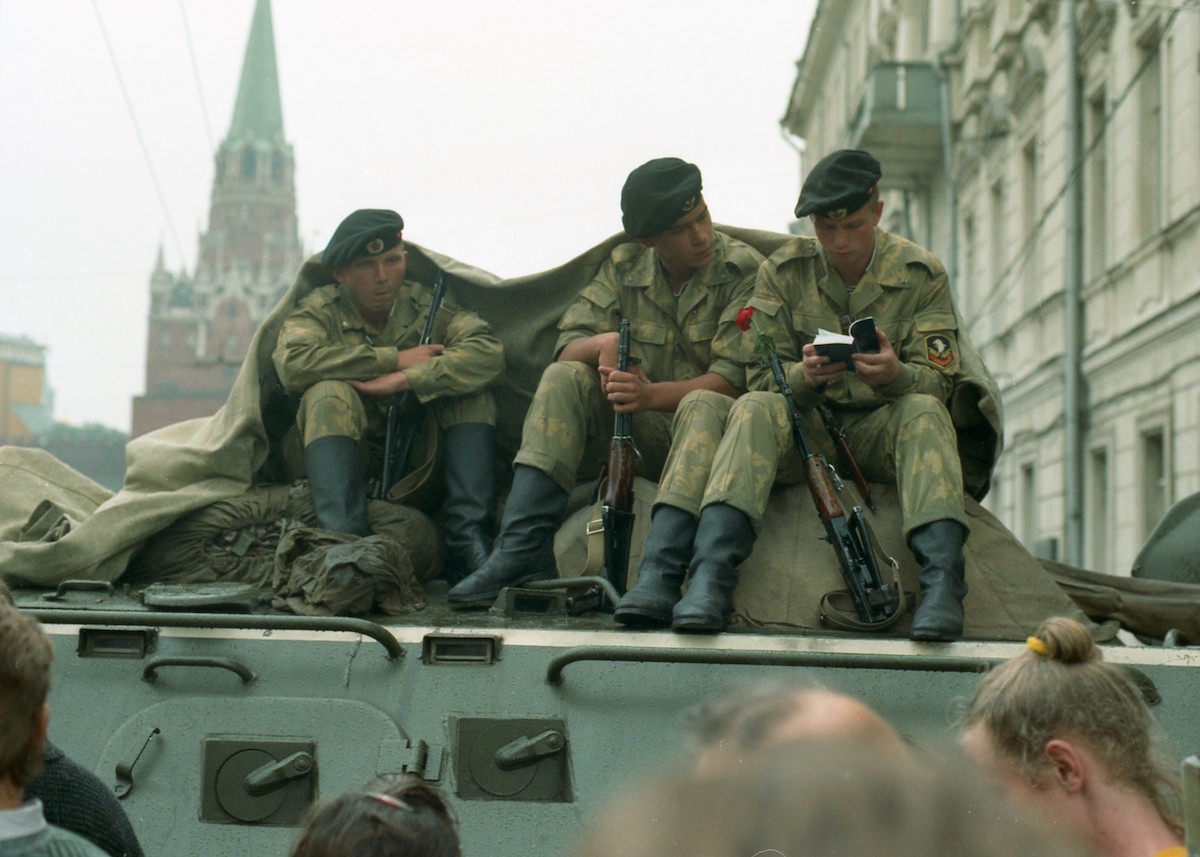 August 1991 – Fotos vom Putsch in Moskau