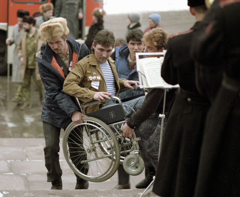 Vom Krieg gezeichnete Afganzy gehörten in den 1990er Jahren zum alltäglichen Stadtbild russischer Metropolen / Foto © Oleg Lastochkin/Sputnik