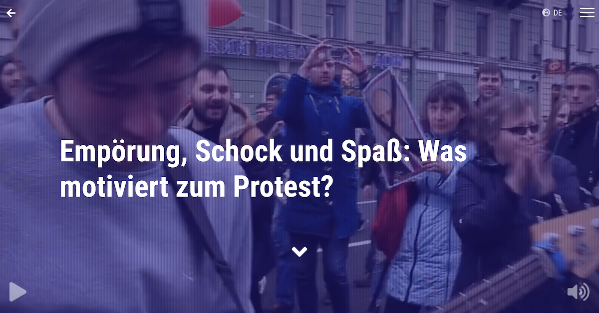 Empörung, Schock und Spaß: Was motiviert zum Protest?