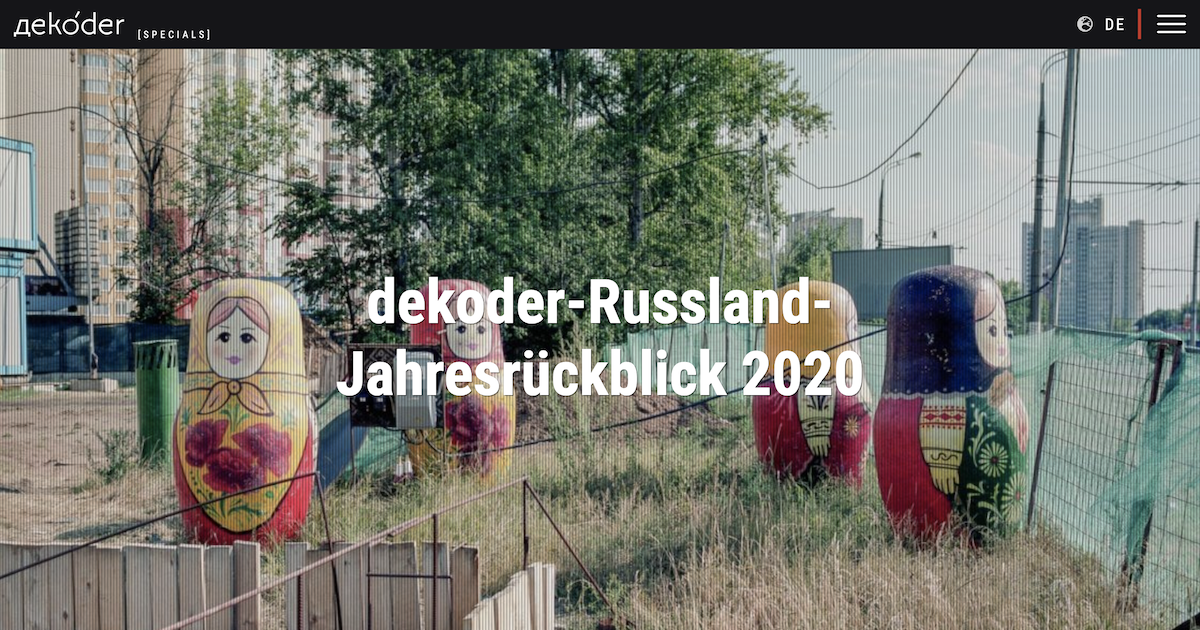 Jahresrückblick 2020