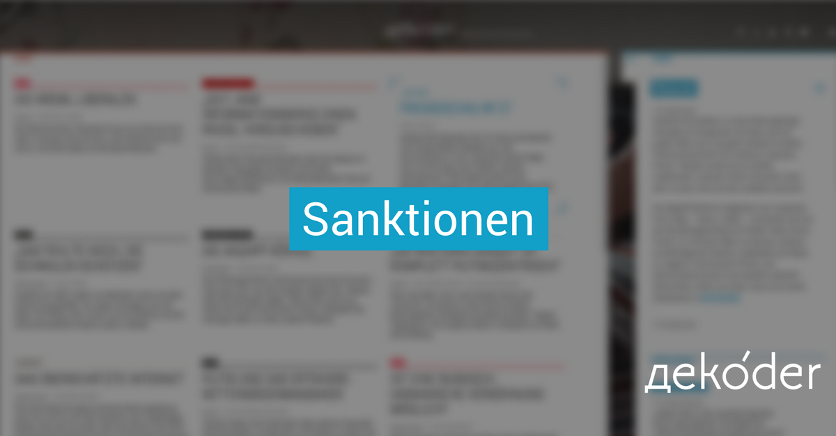 Sanktionen