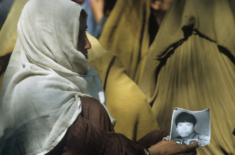 Eie afghanische Frau bedauert den Verlust ihres Sohnes, 06.03.1989 / Foto © Andrej Solomonow/Sputnik