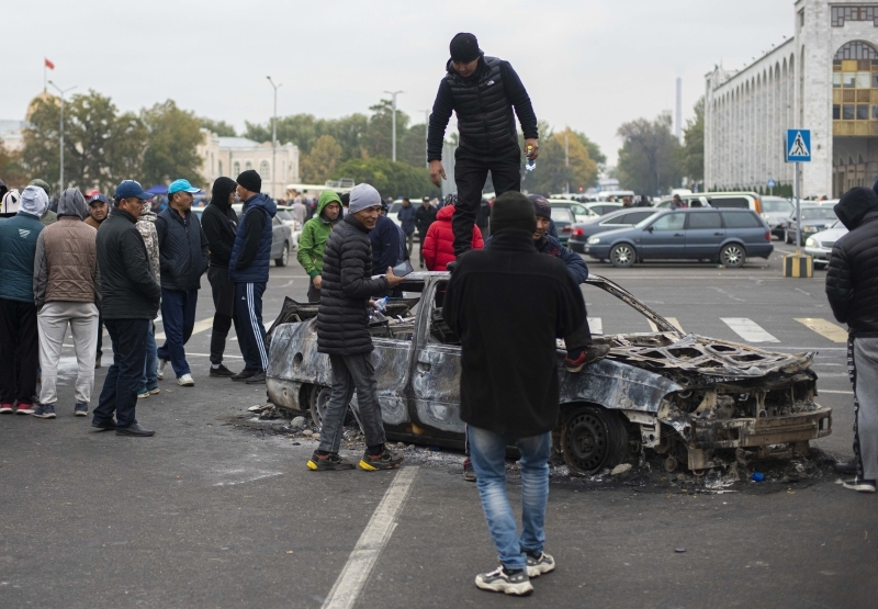 Sind die Proteste nach der Parlamentswahl in Kirgistan das Vorspiel für die dritte Revolution innerhalb von 15 Jahren? / Foto © sputnikimages/Tabyldy Kadyrbekov