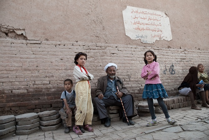 Uigurische Stadtteile in Kaxgar, September 2007. Eine Welt, die es so nicht mehr gibt / Foto © Konstantin Salomatin