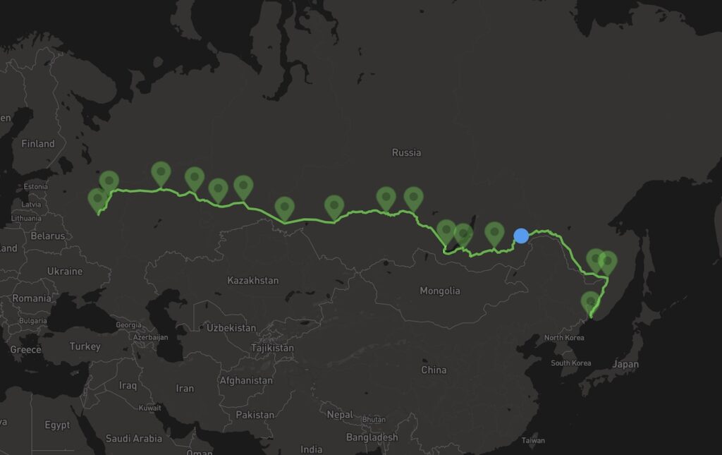 Die transsibirische Eisenbahn