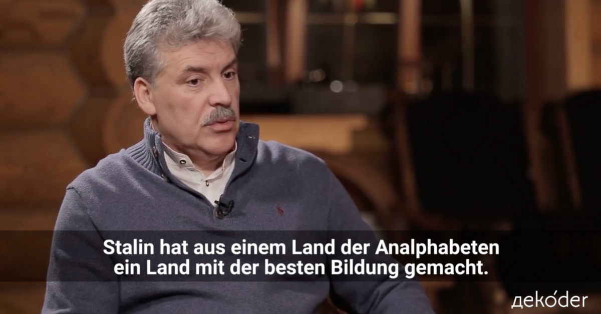 Video #16: Loblied auf Stalin