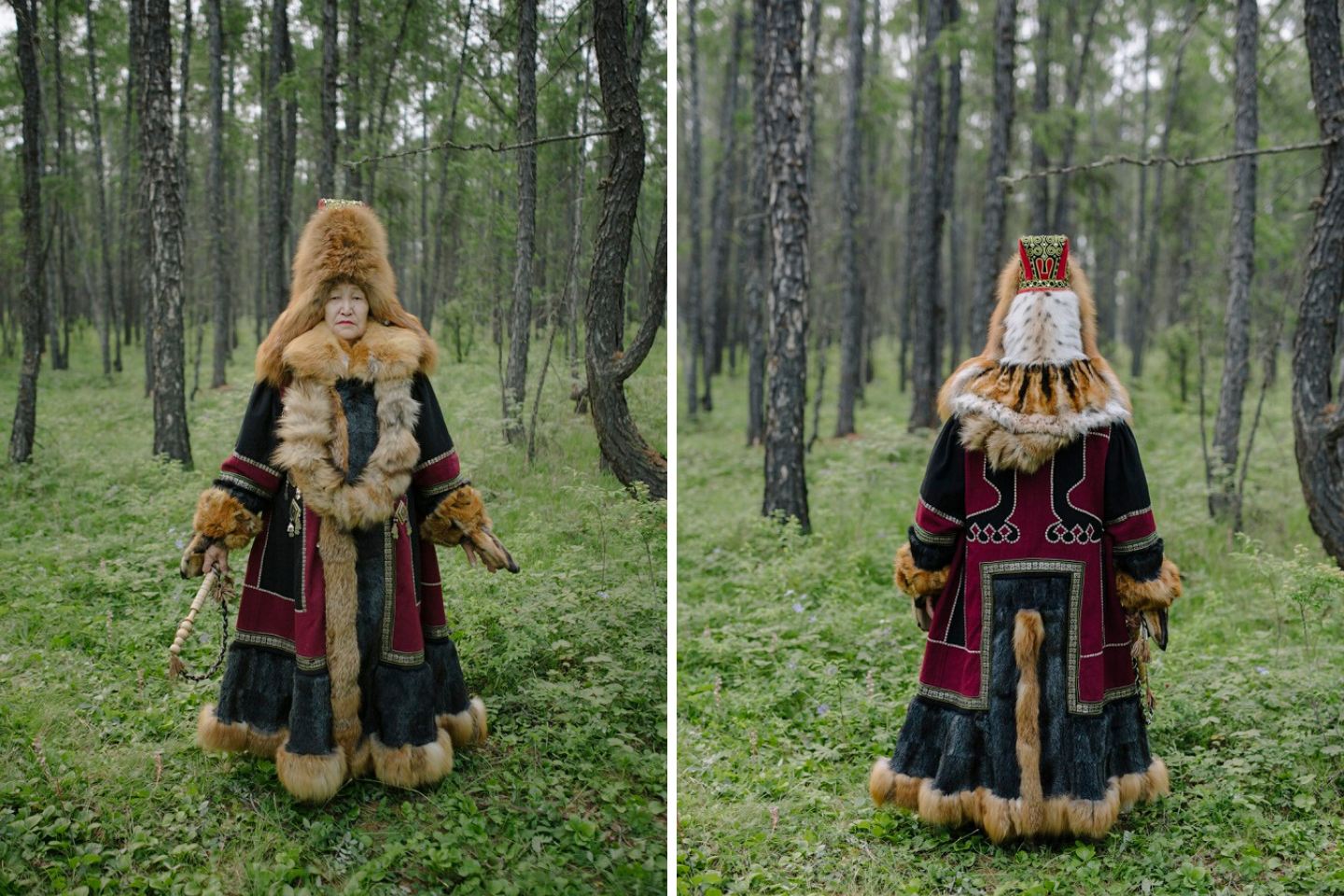 Die winterliche Nationaltracht ist immer mit Pelz verziert / Foto © Alexej Wassiljew