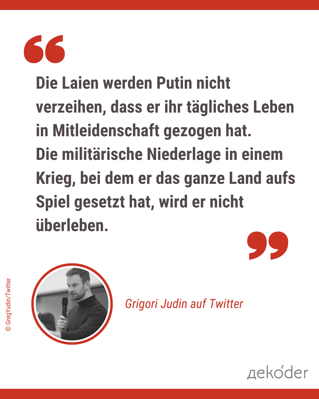 „Erstmals wird den Leuten klar, dass Putin nicht unbesiegbar ist“