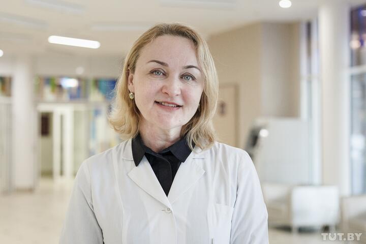 Irina Abelskaja während eines Interviews am 12. Februar 2018 in Minsk / © Foto Tut.by