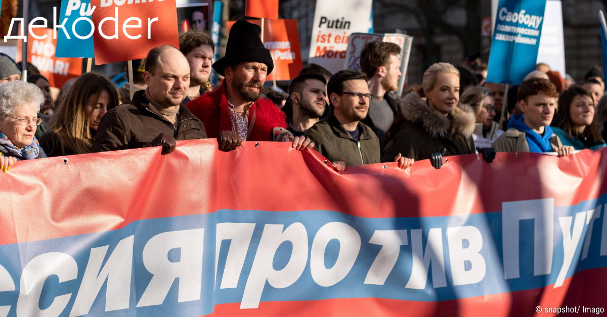 Gegen Putin, aber für wen?